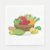 Serviette En Papier Panier végétal (Devant)