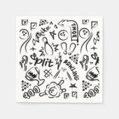 Serviette En Papier Paniers à graffitis (Devant)