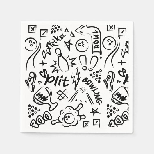 Serviette En Papier Paniers à graffitis (Devant)