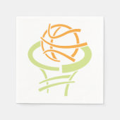 Serviette En Papier Paniers De Basket Et Papier Net (Devant)