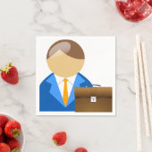 Serviette En Papier Paniers En Papier D'Entreprises (En situation)