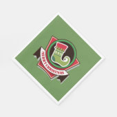 Serviette En Papier Paniers-repas de Noël Stocker Papier (Coin)