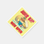 Serviette En Papier Panneau Barre de jus Thunder_Cove (Coin)