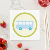 Serviette En Papier Panneau Bus (En situation)
