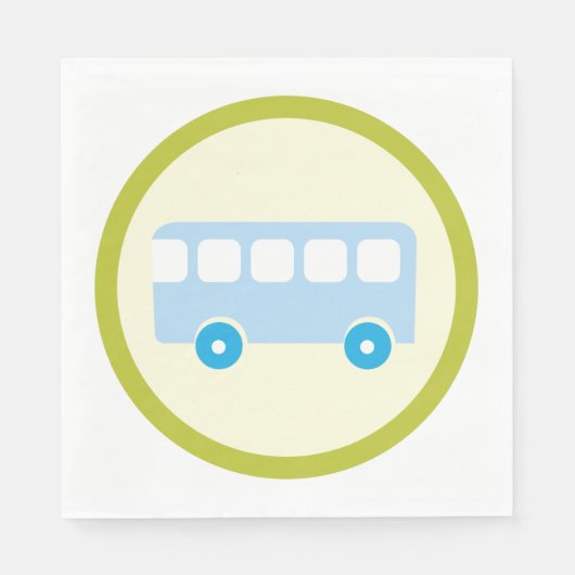 Serviette En Papier Panneau Bus (Devant)