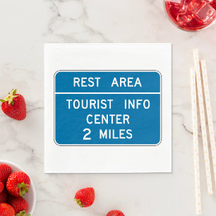 Serviette En Papier Panneau Centre d'information touristique