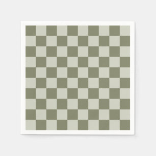 Serviette En Papier Panneau de configuration Sage Green