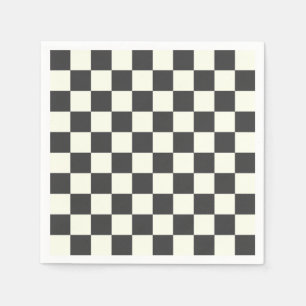 Serviette En Papier Panneau de contrôle noir et blanc désactivé