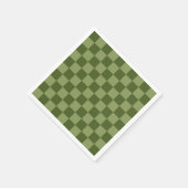 Serviette En Papier Panneau de contrôle vert Moss (Coin)