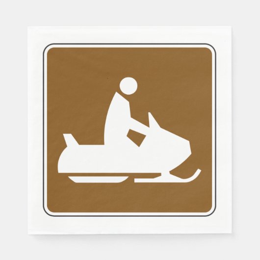 Serviette En Papier Panneau Jet Ski (Devant)