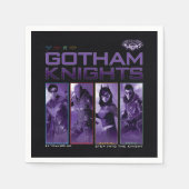 Serviette En Papier Panneaux de héros Gotham Knights (Devant)