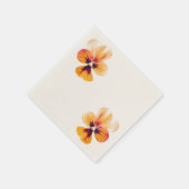 Serviette En Papier panneaux orange (Coin)