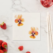 Serviette En Papier panneaux orange (En situation)