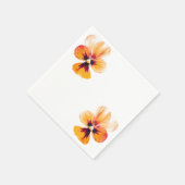 Serviette En Papier panneaux orange (Coin)