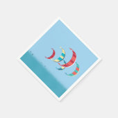 Serviette En Papier Panneaux vintages (Coin)