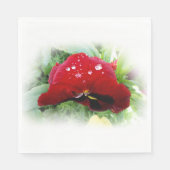 Serviette En Papier Pansement rouge vif (Devant)