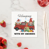 Serviette En Papier Panser Avec Mes Gnomies - Noël mignon (En situation)