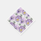 Serviette En Papier Pansy motif (Coin)