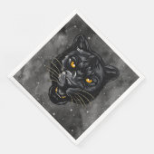 Serviette En Papier Panthère noire (Coin)