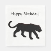 Serviette En Papier Panthère noire (Devant)