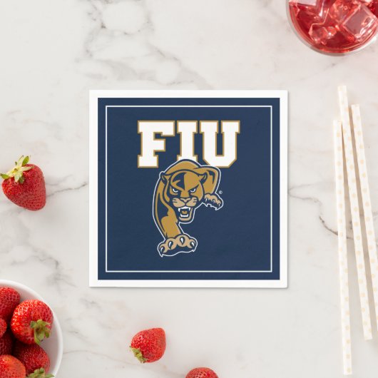 Serviette En Papier Panthers de la FIU (En situation)