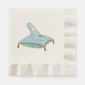 Serviette En Papier Pantoufle de verre (Devant)
