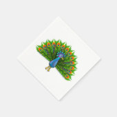 Serviette En Papier paon (Coin)