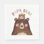 Serviette En Papier Papa Bear (Devant)