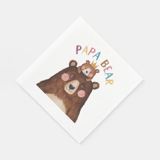 Serviette En Papier Papa Bear (Coin)