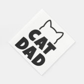 Serviette En Papier papa chat (Coin)