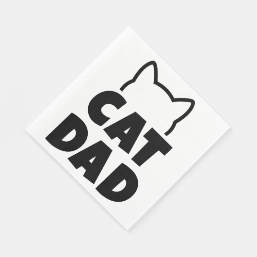 Serviette En Papier papa chat (Coin)