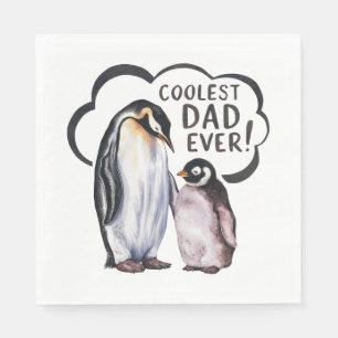 Serviette En Papier Papa cool jamais