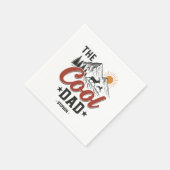 Serviette En Papier Papa Cool - Rustic Mountain et Deer Design (Coin)
