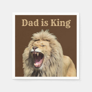 Serviette En Papier Papa est la fête du Roi Père