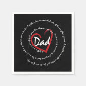 Serviette En Papier Papa et Pères (Devant)