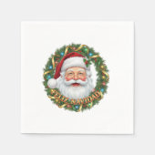 Serviette En Papier Papá Noel Servilleta de papel (Devant)