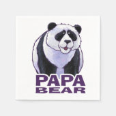 Serviette En Papier Papa Panda Bear (Devant)