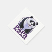 Serviette En Papier Papa Panda Bear (Coin)
