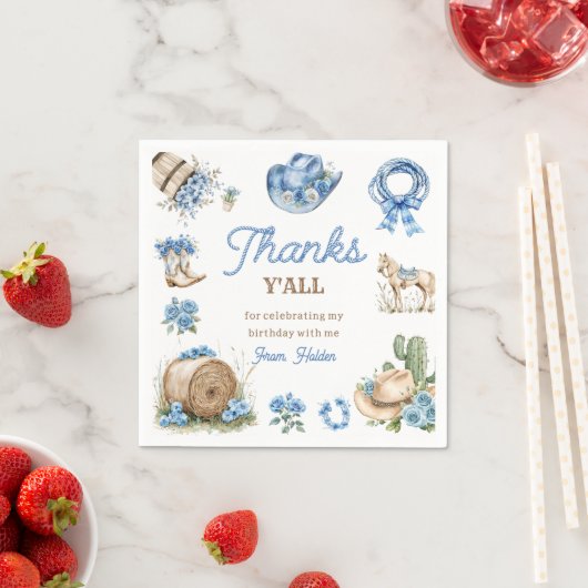 Serviette En Papier Paper Napkin (En situation)