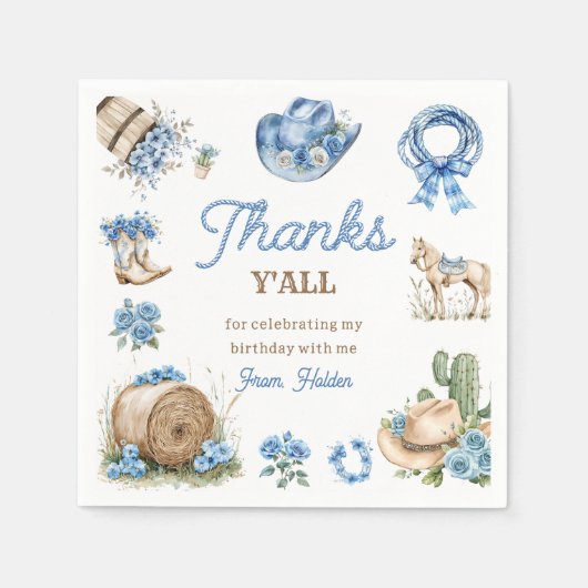 Serviette En Papier Paper Napkin (Devant)