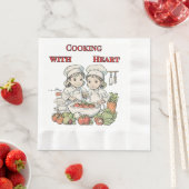 Serviette En Papier Paper Napkin (En situation)