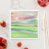 Serviette En Papier Paper Napkin (En situation)