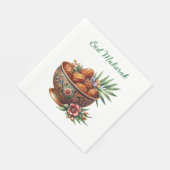 Serviette En Papier Paper Napkin-Eid Mubarak Tableware (Coin)