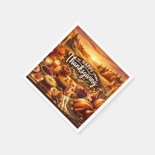 Serviette En Papier Paper napkins (Coin)