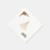 Serviette En Papier Paper Napkins (Coin)