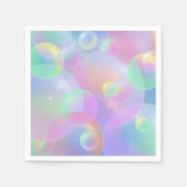 Serviette En Papier Paper napkins bubble design (Devant)