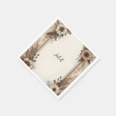 Serviette En Papier Papeterie d'automne en papier recyclé pour Baby Sh (Coin)