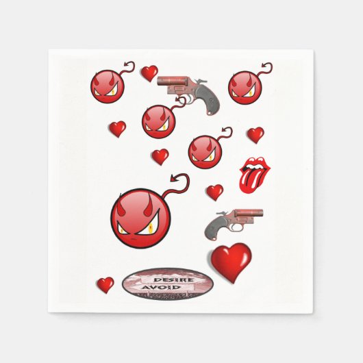 Serviette En Papier Papier (Devant)