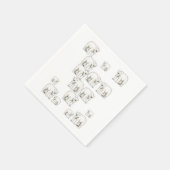 Serviette En Papier Papier (Coin)