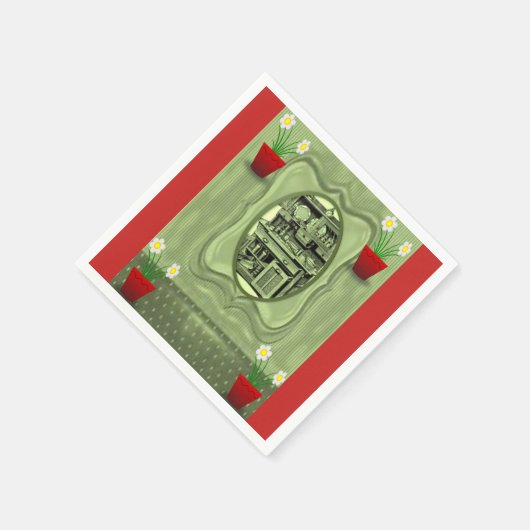 Serviette En Papier Papier (Coin)